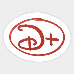 D+ Sticker